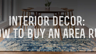 how to buy an area rug