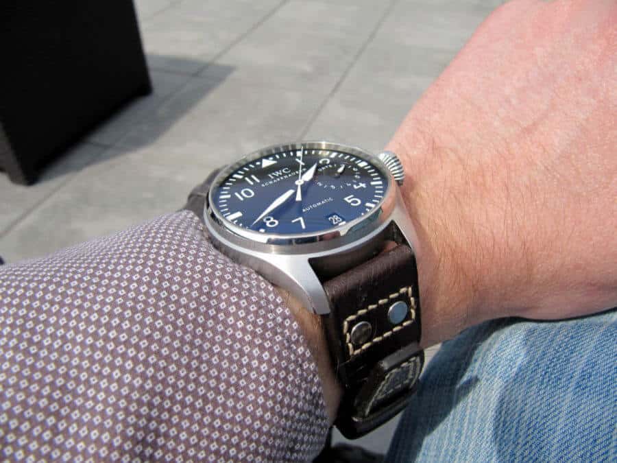 A large watch on a small wrist can be unsightly