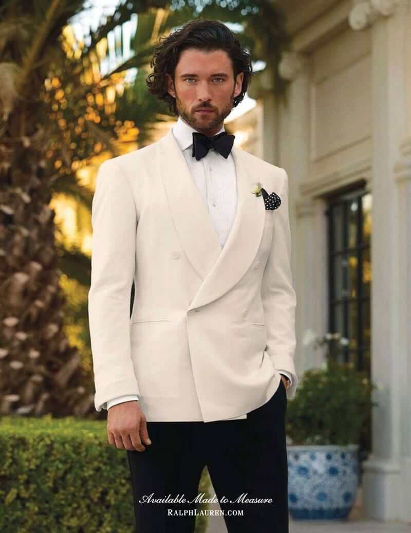 ralph lauren white tuxedo jacket