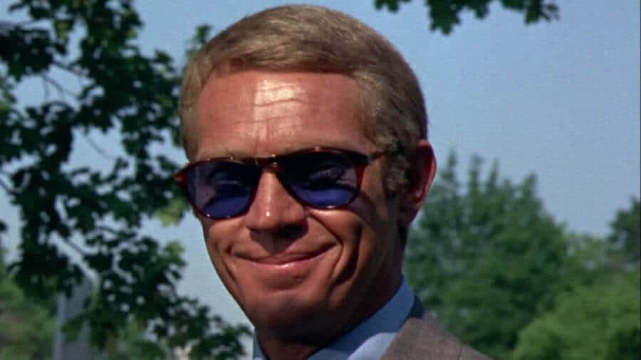 Steve McQueen wearing Wayfarers in The Thomas Crown Affair