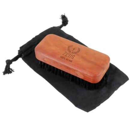 ZEUS 100% Boar Bristle Beard Brush for Men