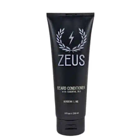 ZEUS 8oz Beard Conditioner, Sulfate-Free Beard Softener, USA MADE, Moisturizes, Softens, Tames, Aides Red & Flaky Skin