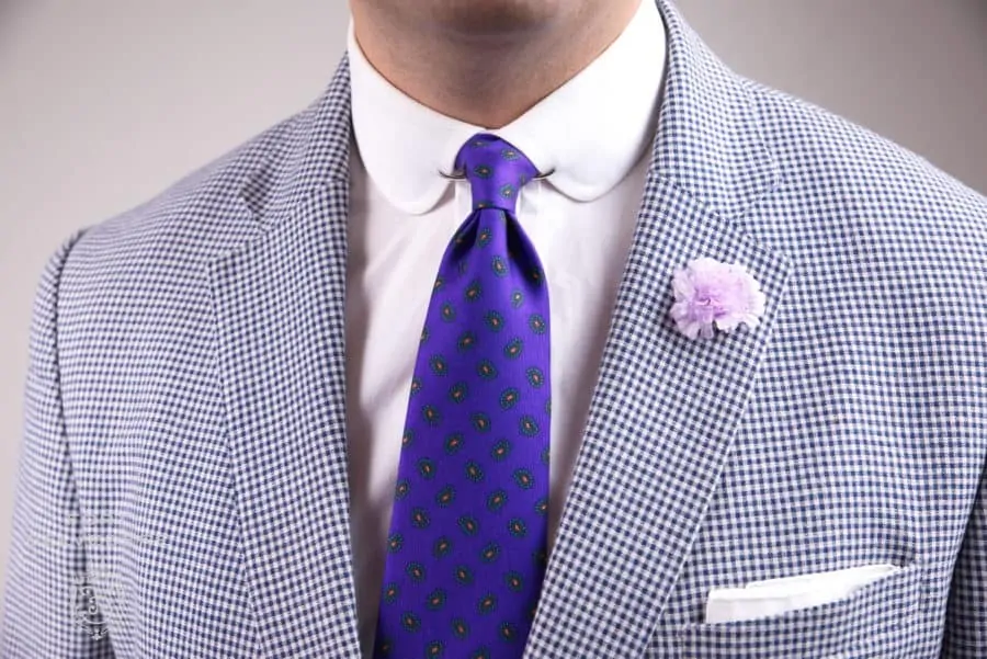 Summer sport coat paired with Fort Belvedere accessories