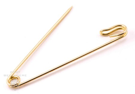 Collar Pin Safety Pin Gold from Fort Belvedere