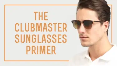 Cover showing a man wearing a clubmaster sunglasses
