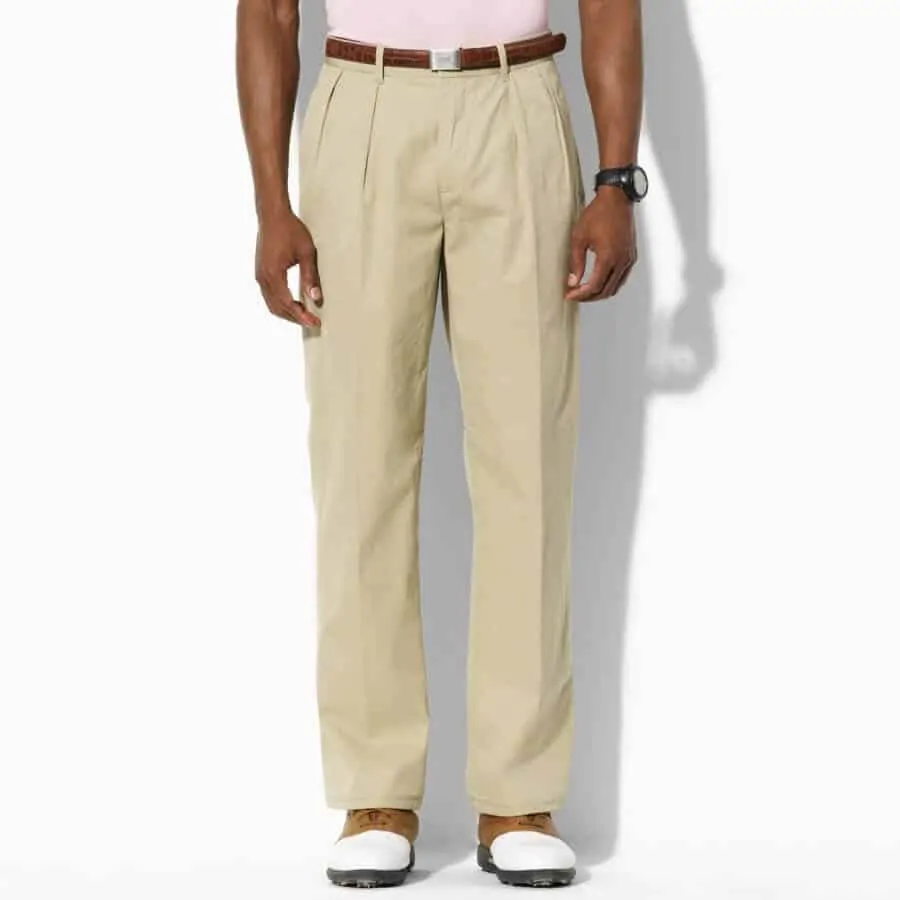 Pleated Chinos