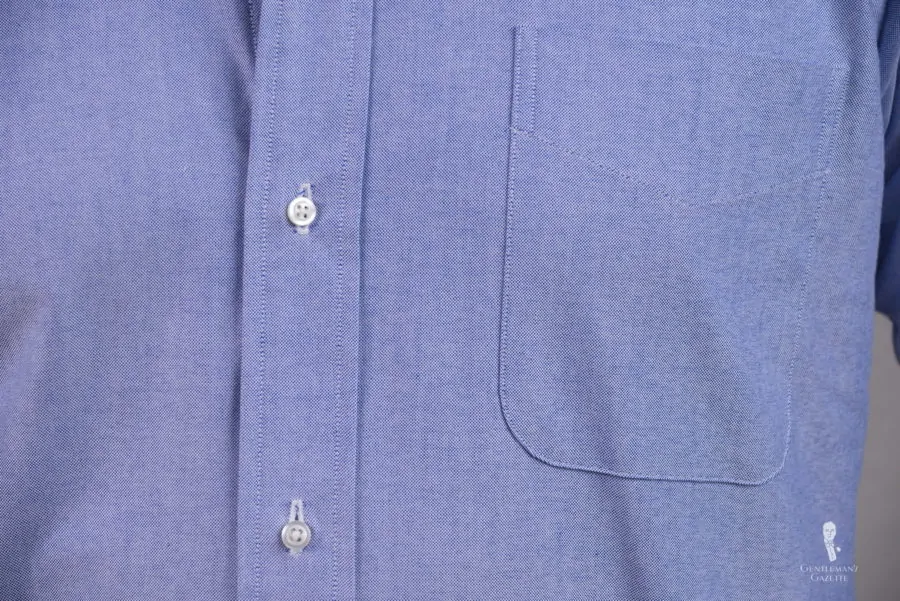 A chest pocket is an integral part of an OCBD
