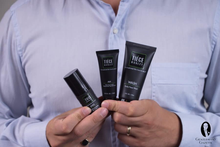 If you want high quality skin care products for men, take a look at Tiege Hanley