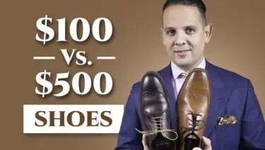 100 USD vs. 500 USD Men’s Dress Shoes