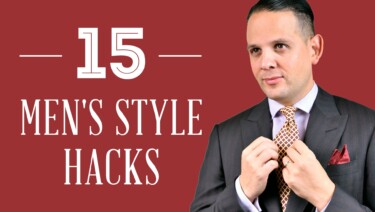 15 Men’s Style Hacks