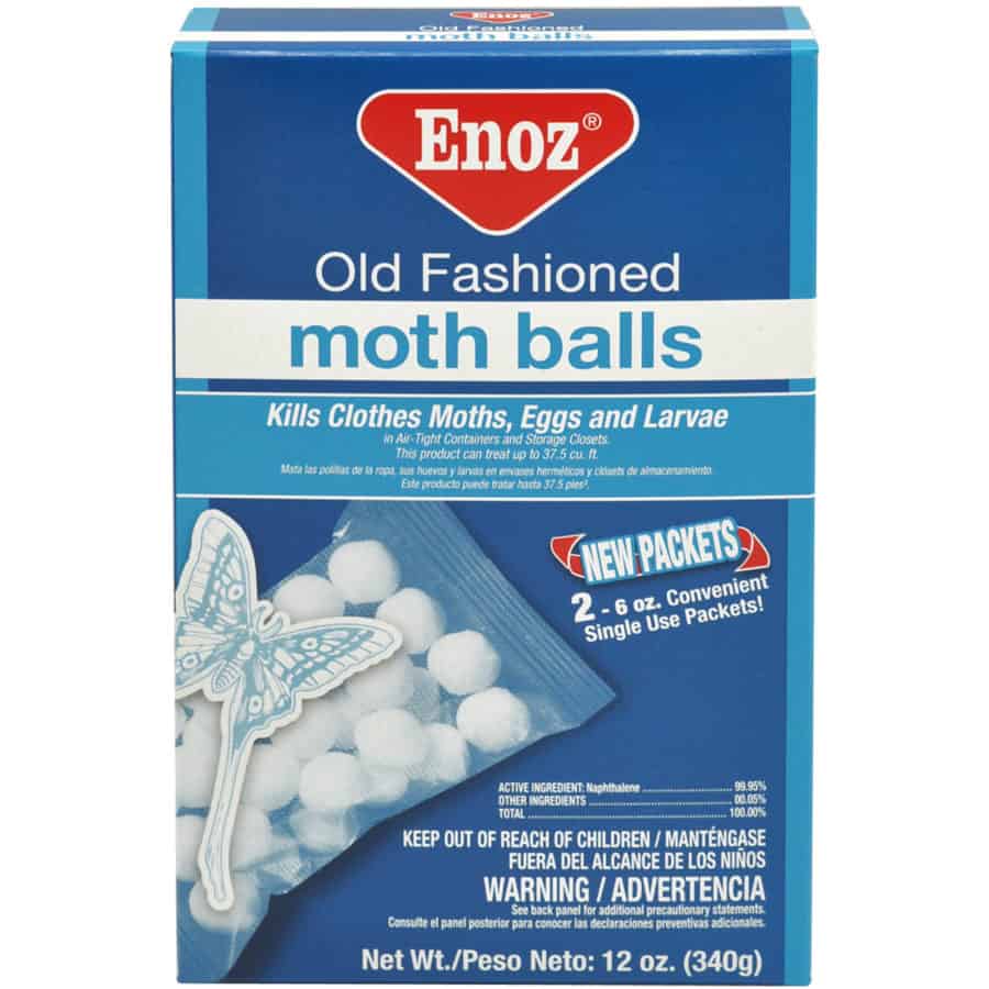 moth balls work but not in an open space