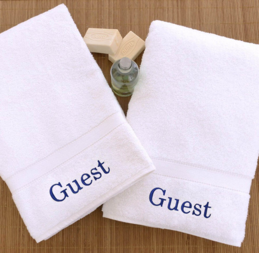 Be sure to leave guest towels out for their use
