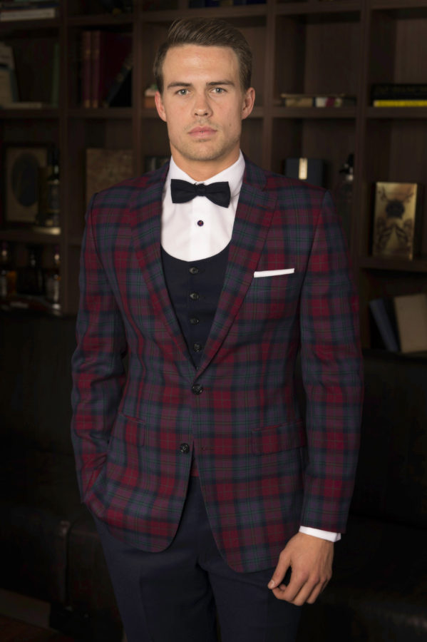 Tartan Dinner Jacket can be tricky to pull off