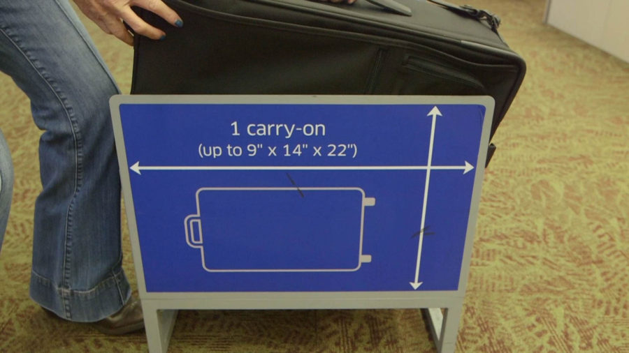 Airlines determine carryon size limits so always be sure your bag will fit before packing it