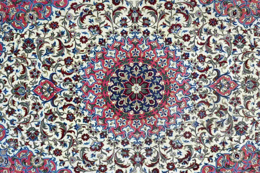 An inricate Oriental rug