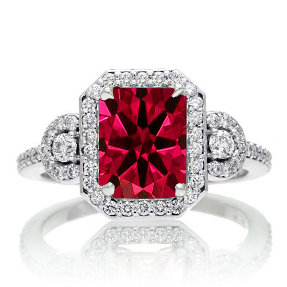 Ruby engagement ring