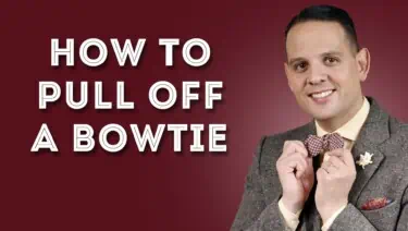 How to pull off a bow tie