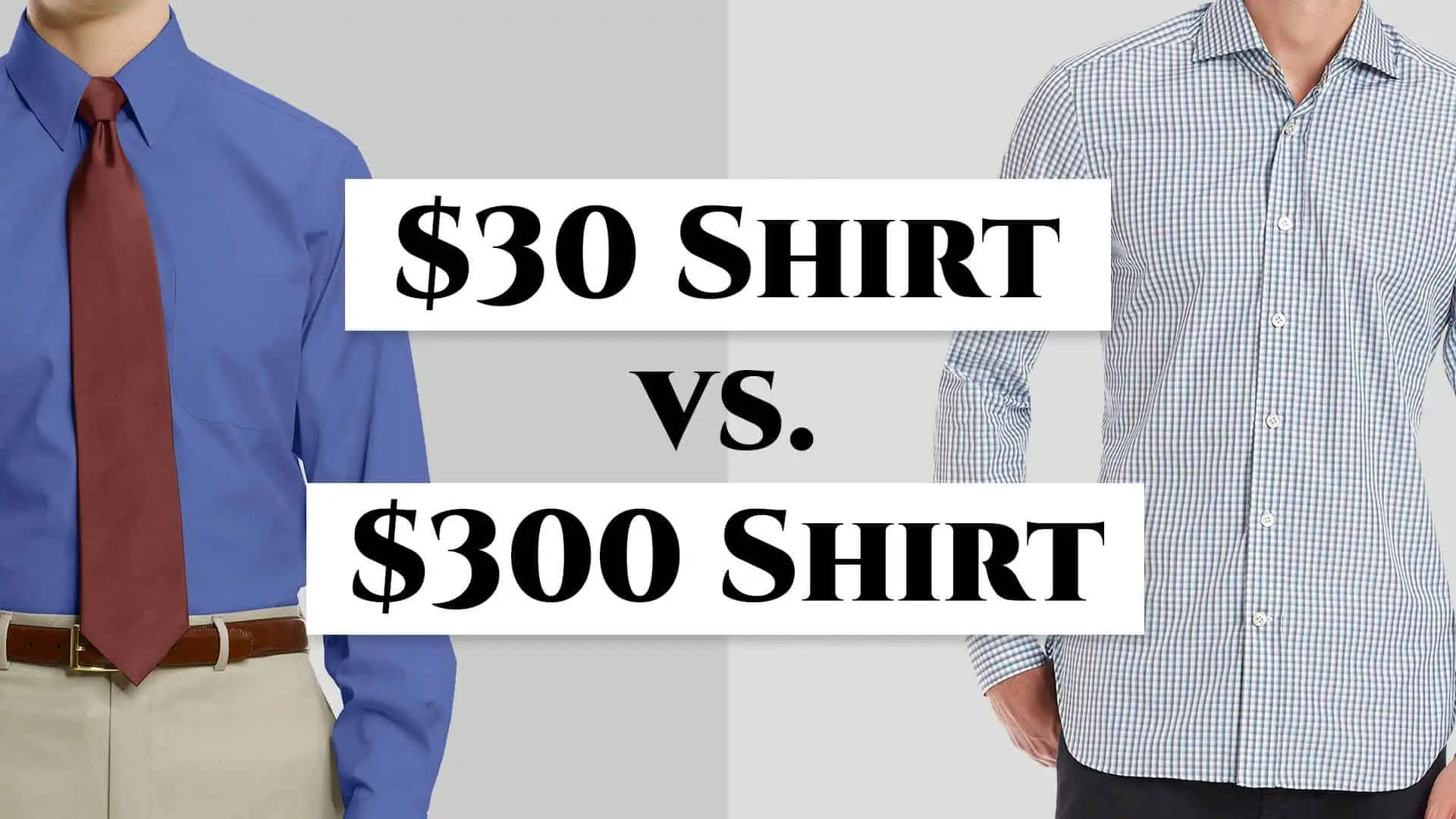 $30 Dress Shirt Vs $300 Dress Shirt