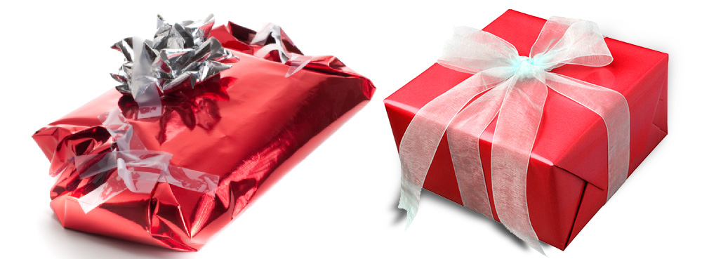 Bad vs. Good Gift Wrapping
