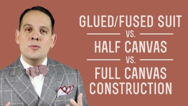 Glued/Fused Suit vs. Half Canvas vs. Full Canvas Construction