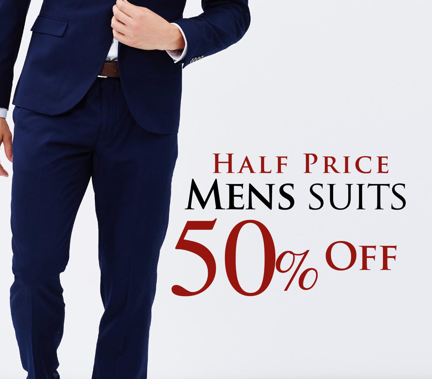50% Suit sale