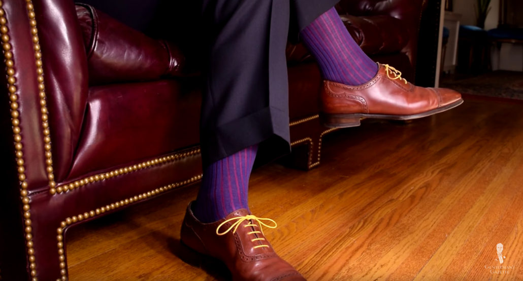 Invest in a quality pair of socks that won't slide down
