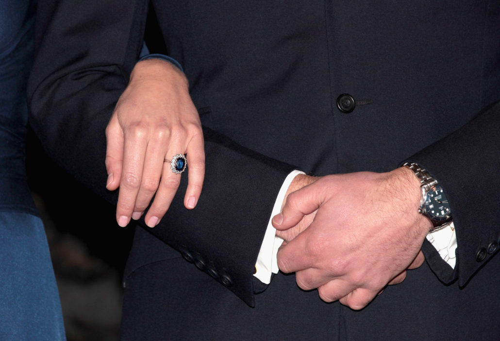 Prince William is much better at keeping his nails neat than his father