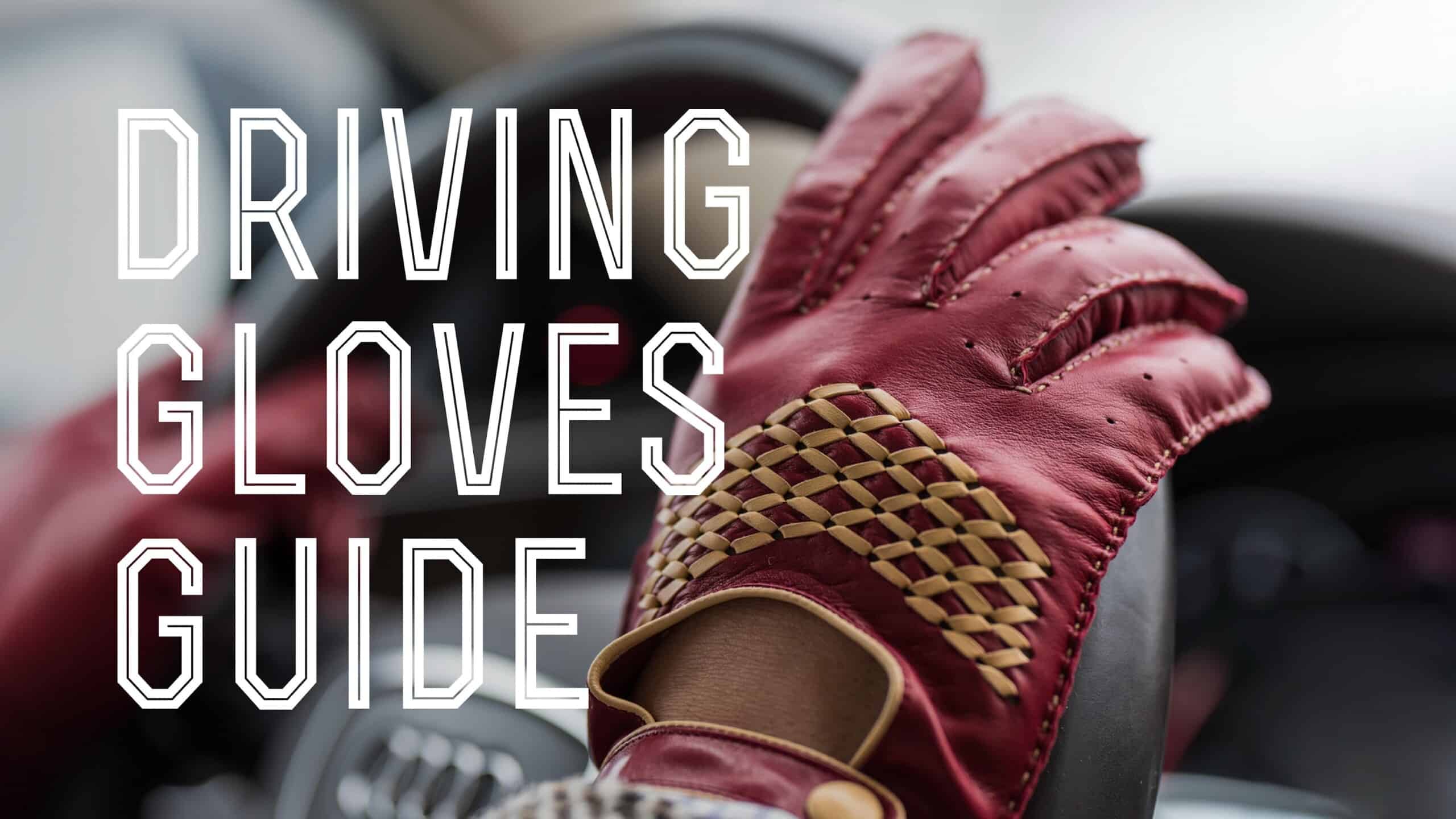 Fingerless Driving Gloves Men Brown - Deerskin - Handmade in Italy