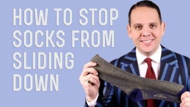 how to stop socks from sliding down