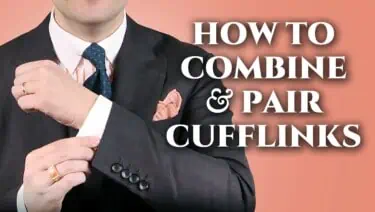 how to combine & pair cufflinks