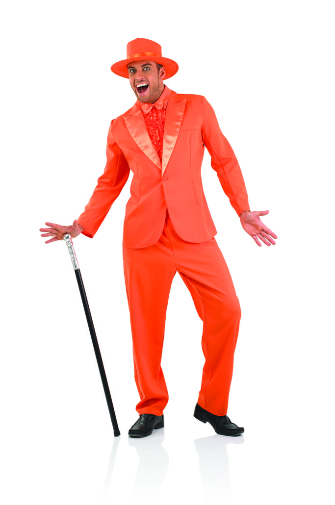 An orange suits is just for clowns