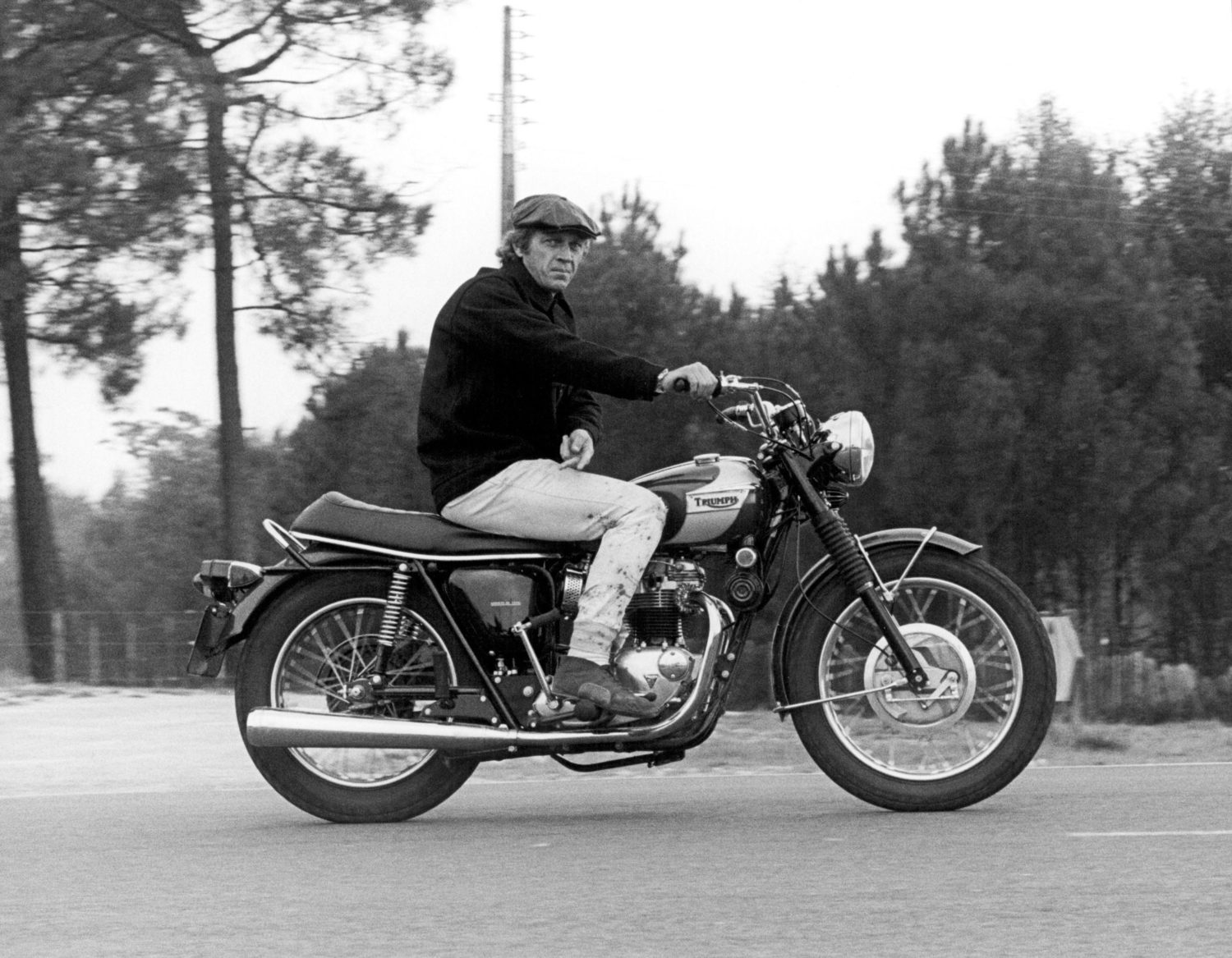 Steve McQueen Motorcycle Enthusiast