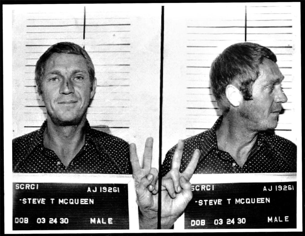 Steve McQueen mugshot