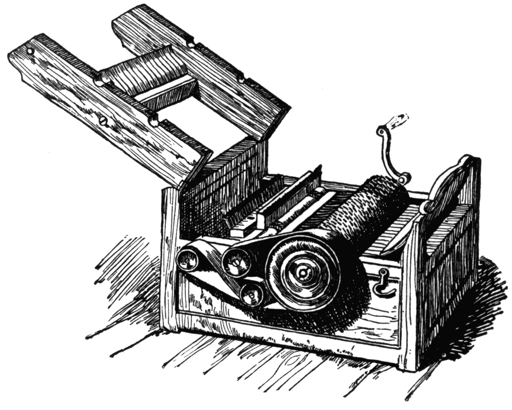 Cotton Gin Drawing