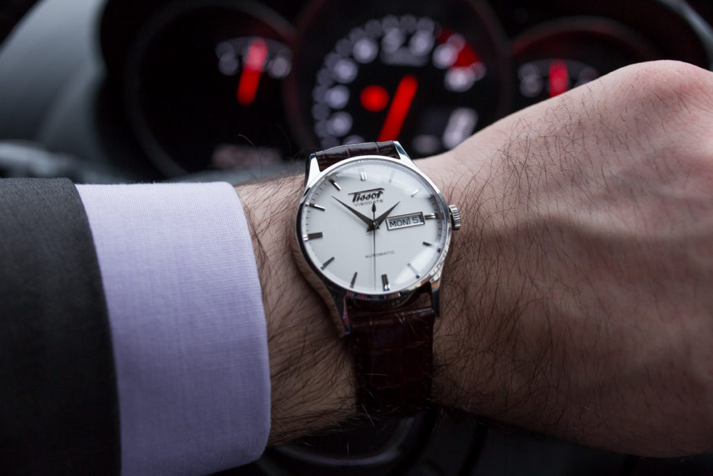 Tissot Visodate is an elegant watch with a casual edge
