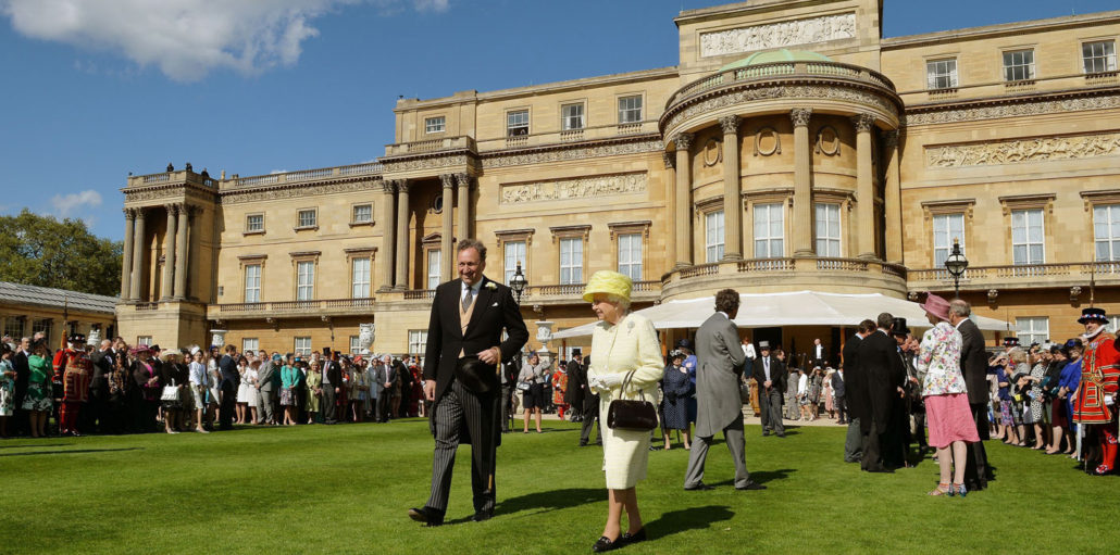 The Queen's Garden Party is one of the few places for which morning wear is the standard attire for men