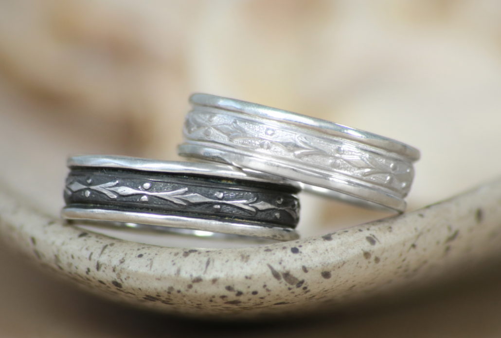 Tarnished Silver Ring vs New Sterling Ring