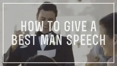 How to Give a Best Man Speech
