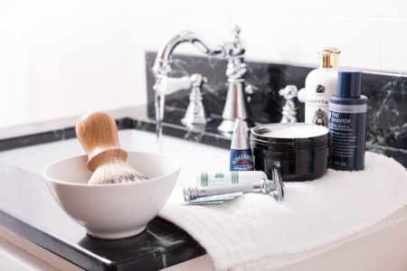 Set up your bathroom and do a proper pre-shave to get the best results