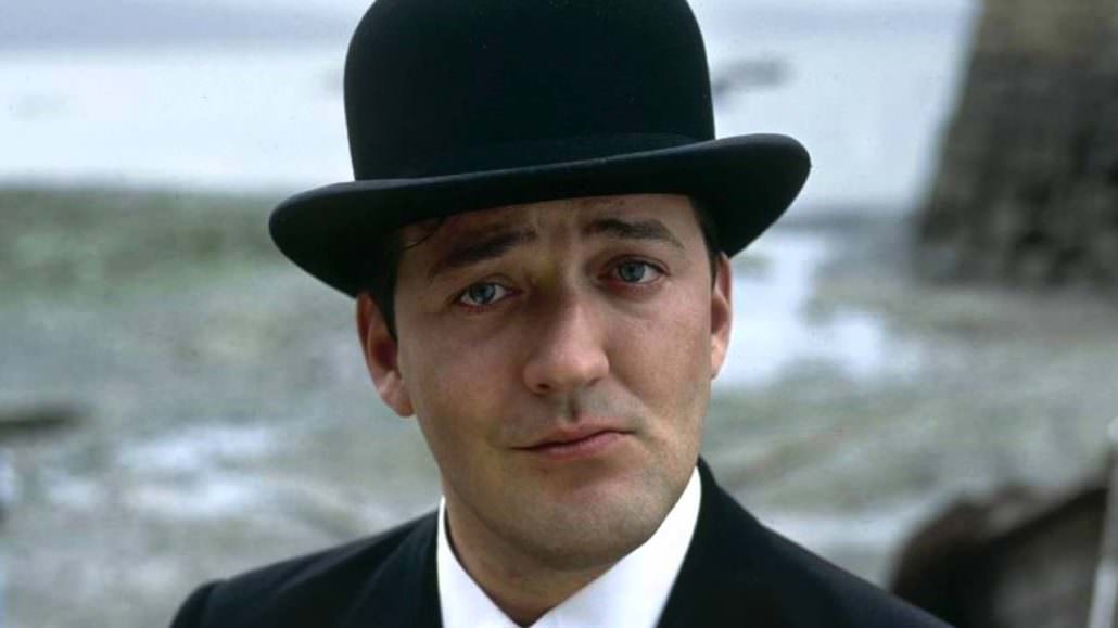 Jeeves wearing a bowler hat