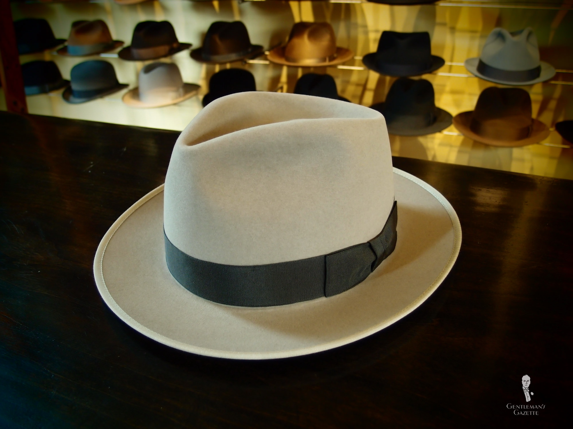 Wide Brim Fedora Hat Indiana Jones Style Cowboy hat Mens Hat Formal Leather Hat mens Trilby hat Classic Handmade Felt Fedora Hat