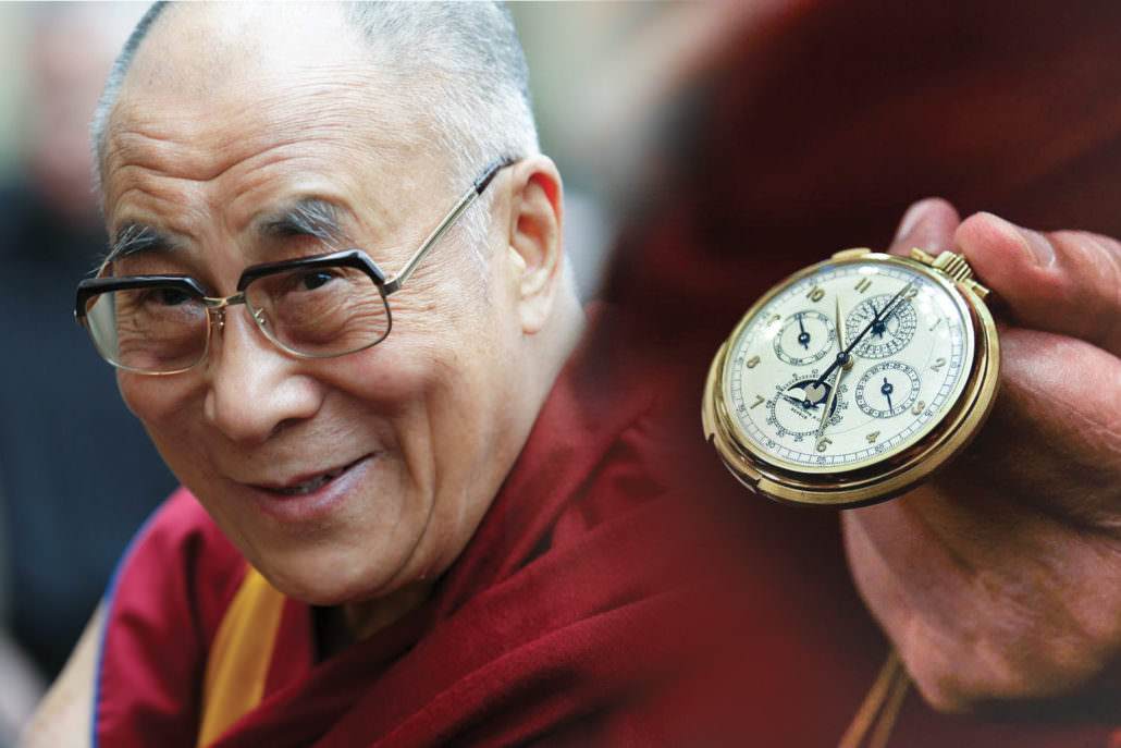 The Dalai Lama and his pocket Patek Philippe, reference 658