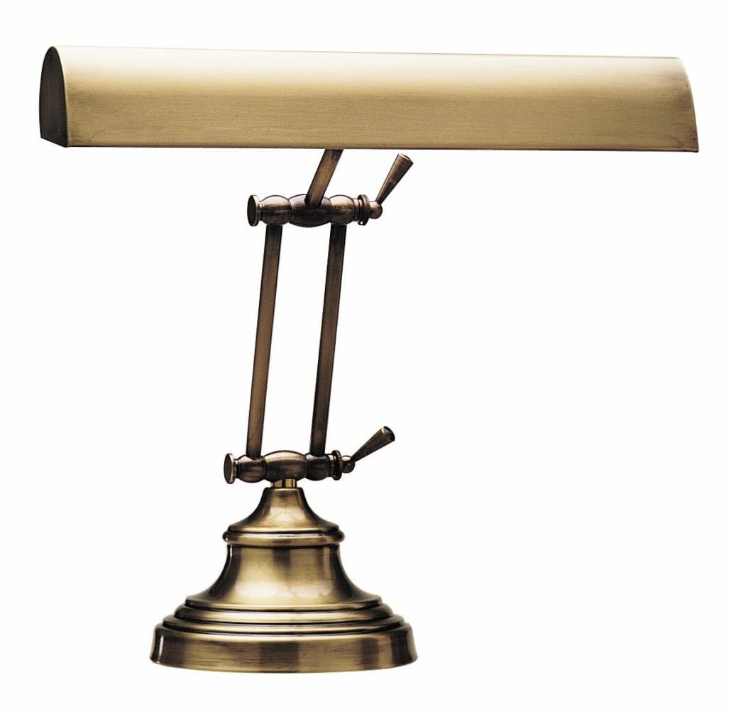 A vintage brass desk lamp 