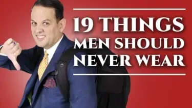 19 Things Men Should Never Wear
