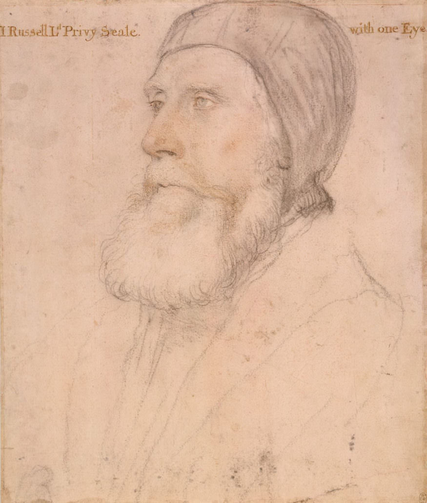 John Russell, 1st Earl of Bedford, by Hans Holbein the Younger