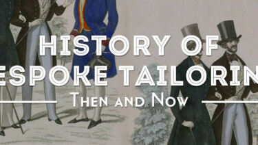 history of bespoke tailoring