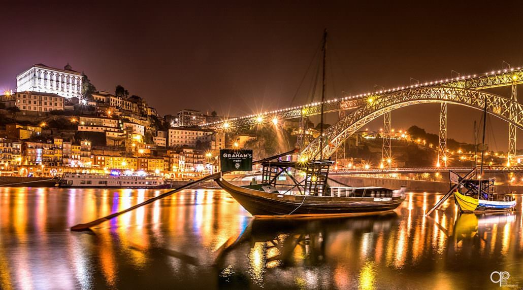 Porto at night, an unforgettable view