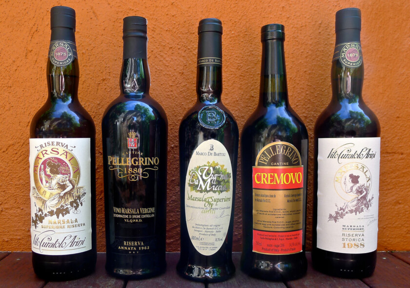 Some examples of Marsala wine