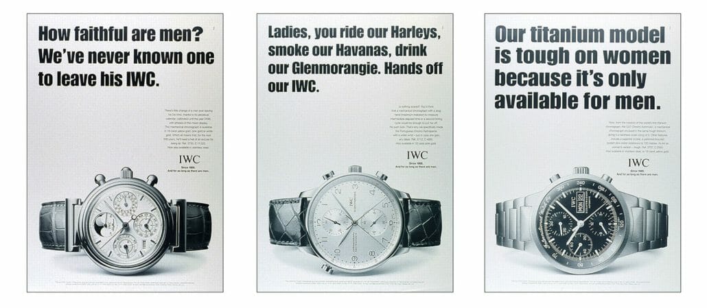 Some old IWC ads