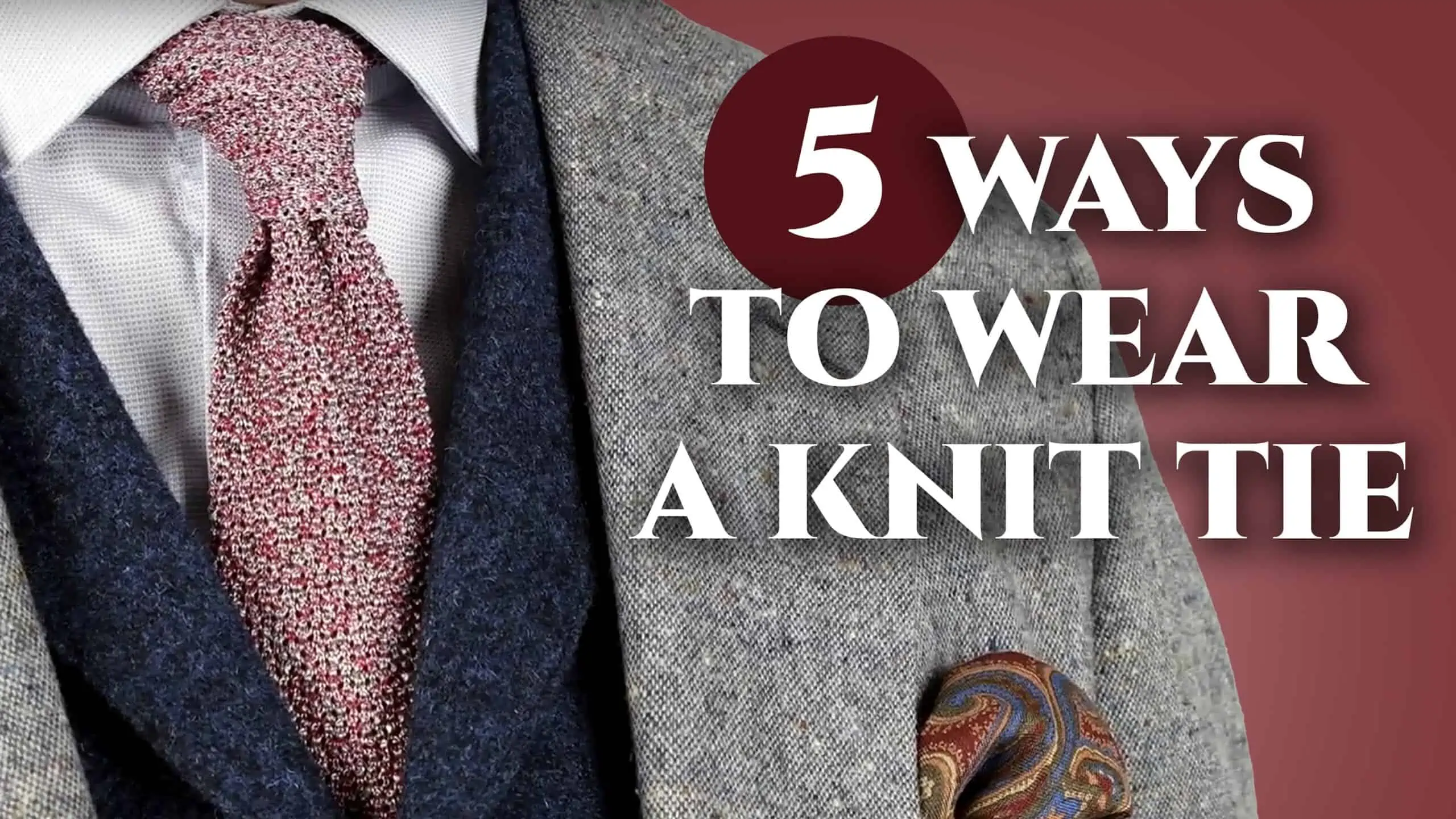 5 ways to wear a knit tie scaled